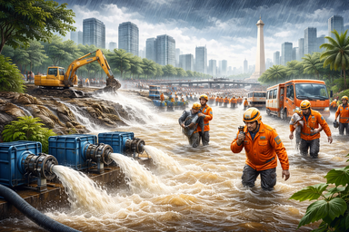 Dari Banjir ke Mitigasi: Jakarta Percepat Modernisasi Sistem Drainase Kota